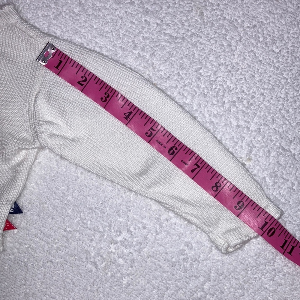 Disney store Winnie the Pooh piglet beach nautical white knit cardigan sweater - Picture 10 of 10